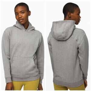 Lululemon All Yours Hoodie Heathered Core Medium Grey Size Small Sweatshirt